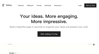 Walling - Organize & Present Your Ideas preview